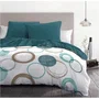 Home Linge Passion HOM3701393712729 Juego de edredón Audace - edredón 220 x 240 cm + 2 fundas de almohada 63x63 cm - Azul pato