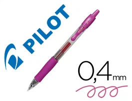 Pilot G-2 Bolígrafo Retráctil Tinta Gel Rosa 0,4 mm