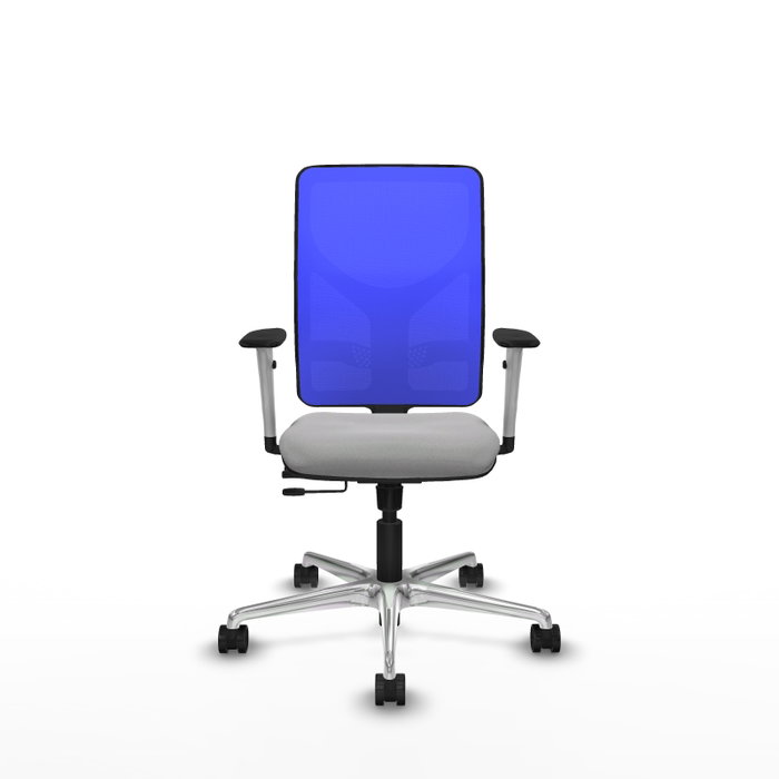 PIQUERAS Y CRESPO Silla de oficina Motilla con mecanismo Sincro/Traslack Azul y Gris claro PIQUERAS Y CRESPO Silla de oficina Motilla con mecanismo Sincro/Traslack Azul y Gris claro