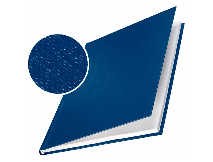 Leitz 35577 Tapa de Encuadernacion Channel Rigida Azul Lomo C Capacidad 106/140 Hojas Cartón