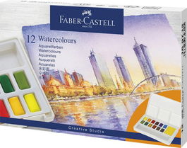 Acuarelas Faber-Castell Creative Studio Estuche De 12