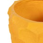 Macetero Amarillo Resina Decoración 49 X 49 X 49 cm