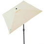 Aktive Parasol Terraza Cuadrado 270x270 cm con Chimenea y Mástil de Aluminio Aktive