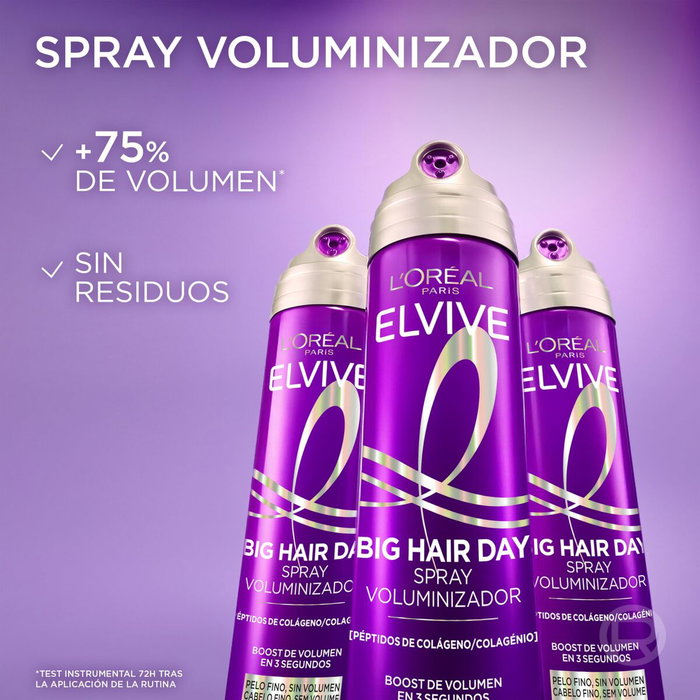L'Oréal Paris ELVIVE BIG HAIR DAY voluminizador spray 200 ml
