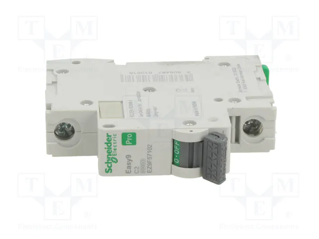 SCHNEIDER ELECTRIC Easy9 Pro MCB 2A 1 Polo 6kA SCHNEIDER ELECTRIC Easy9 Pro MCB 2A 1 Polo 6kA