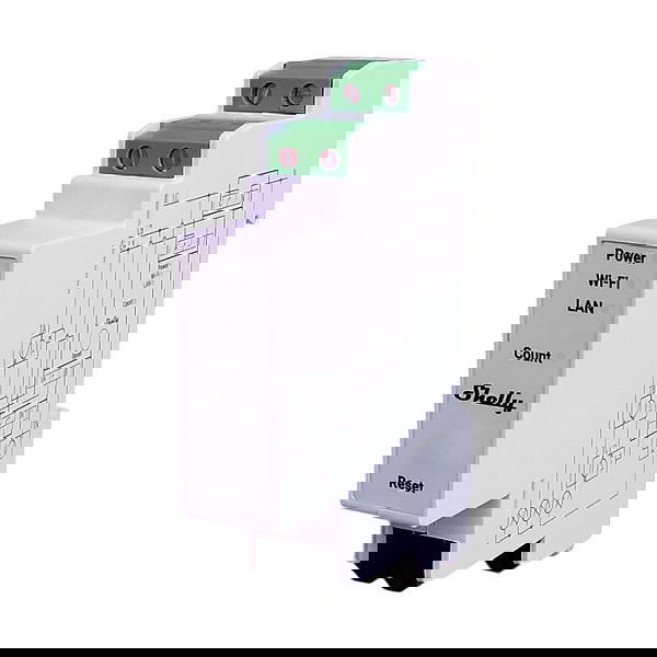 Shelly Pro 3EM-3CT63 Relé WiFi LAN Contador de Corriente con Medición CT 63A Carril DIN