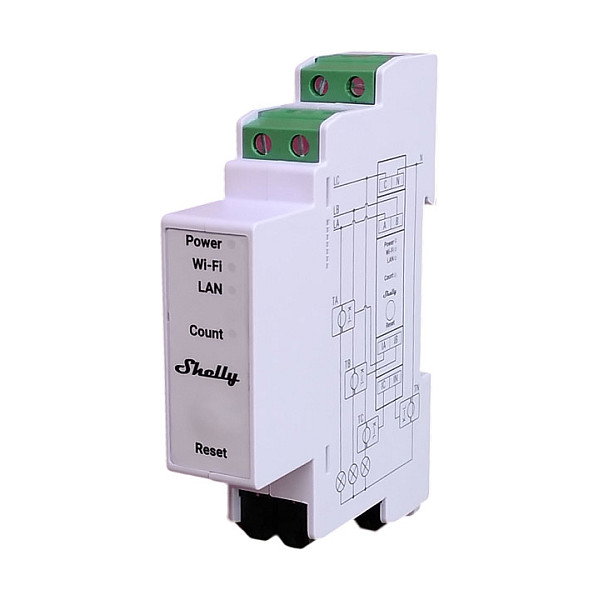 Shelly Pro 3EM-3CT63 Monitor de Energía WLAN LAN BT