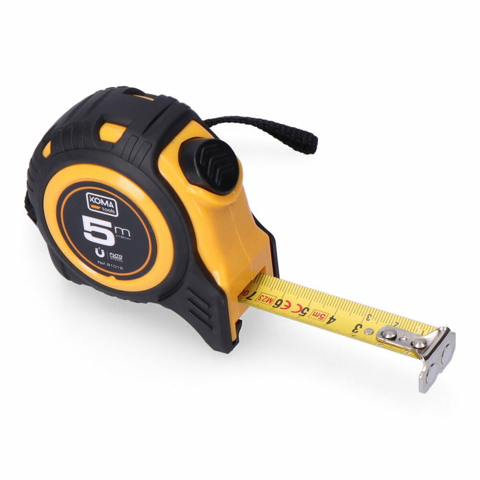 Koma Tools Flexómetro Magnet 5 m x 19 mm con Gancho Magnético Koma Tools Flexómetro Magnet 5 m x 19 mm con Gancho Magnético