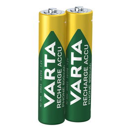 VARTA Akkus AAA 1.2V Rechargeable Ni-MH (HR03) Pack de 2 unidades - Pilas recargables