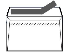 SAM Ecosam+ Sobre Blanco 110x220mm 105g Caja de 500