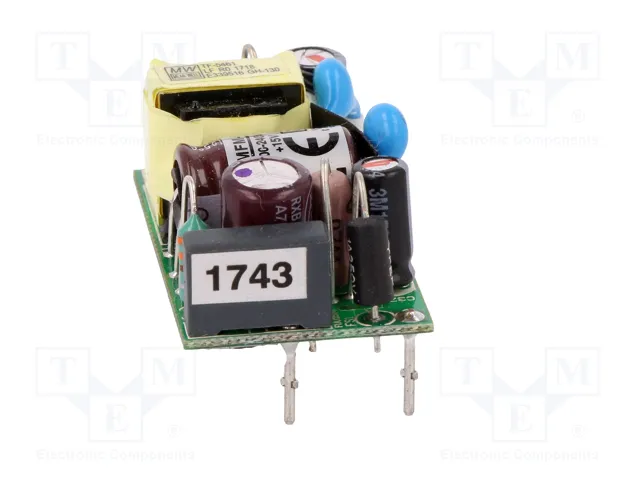 MEAN WELL MFM-05-15 Convertidor AC/DC 5W 15VDC