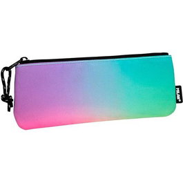 Milan Portatodo Pequeño Plano Sunset Negro Estuche Escolar 23 x 9 x 1.5 cm