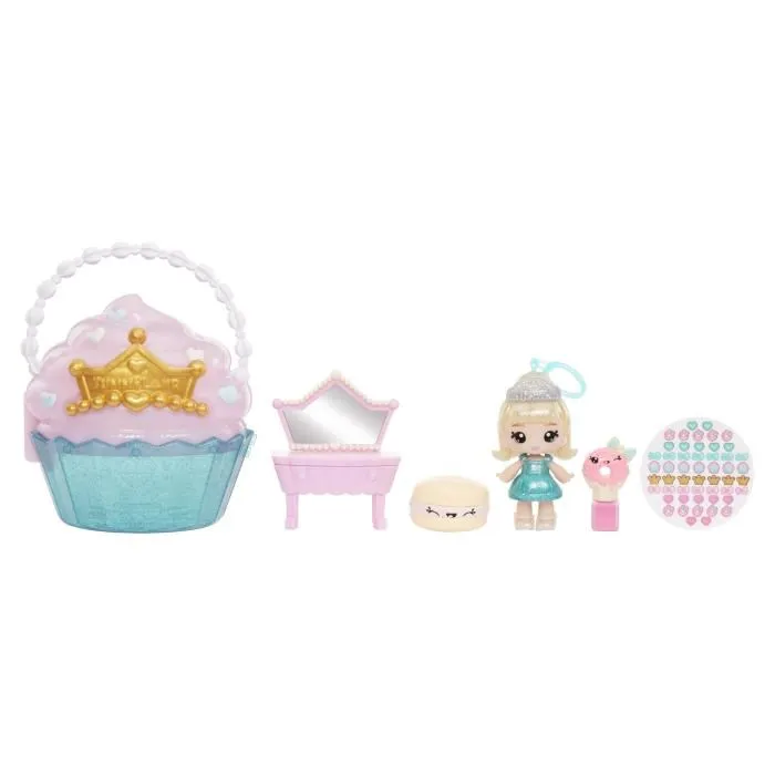 Yummiland Juego de Neceser + Muñeca con Brillo de Labios - Neceser Cupcake