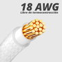 Phoenix Kit de Extensiones de Cables para Fuente ATX - 24 pines, CPU 8+8 pines, GPU 8+8 pines, Incluye Peines, Calibre 18AWG, 30 cm, para PC Gaming