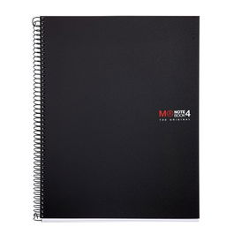 Bloc Miquelrius The Original Notebook 4 Micro.Tapa Pp A4 140H 70G Cuadric.5X5 Negro (Set de 5)