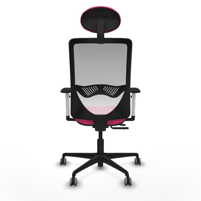 PIQUERAS Y CRESPO Silla de oficina Zulema Rosa y Blanco PIQUERAS Y CRESPO Silla de oficina Zulema Rosa y Blanco
