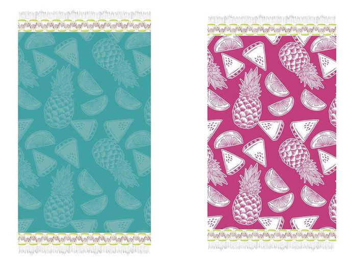 Secaneta Piñasan Toalla Jacquard Terciopelo 100x170 cm Modelos Surtidos