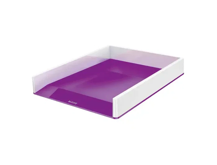 LEITZ Bandeja Sobremesa WOW Dual Violeta/Blanco