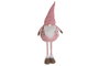 DKD Home Decor Figura Gnomo Rosa Blanco Poliester 15 x 84 x 30 cm
