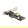 DeLOCK PCI Express x1 Tarjeta de Red 2.5 Gigabit LAN con PoE+ (Intel i225, 1x RJ45, 2500 Mbit/s)