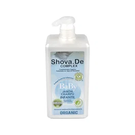 SHOVADE Baby Shova Jabón Champú Infantil con Aloe Vera para Bebés 1 Litro