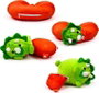 PUCKATOR Almohada de viaje + peluche Swapseazzz Dinosaurio Adorasaurs