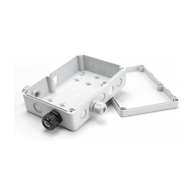 DeLOCK Carcasa de instalación con entradas de cables 180 x 125 x 57 mm gris