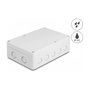 DeLOCK Carcasa de instalación con entradas de cables 180 x 125 x 57 mm gris