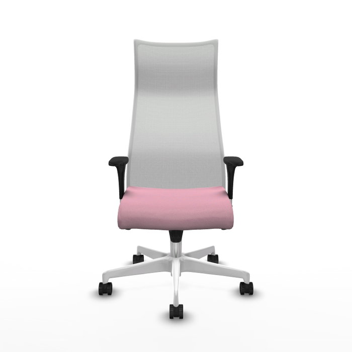 PIQUERAS Y CRESPO Sillón Albacete con mecanismo Sincro, Rosa y Blanco PIQUERAS Y CRESPO Sillón Albacete con mecanismo Sincro, Rosa y Blanco