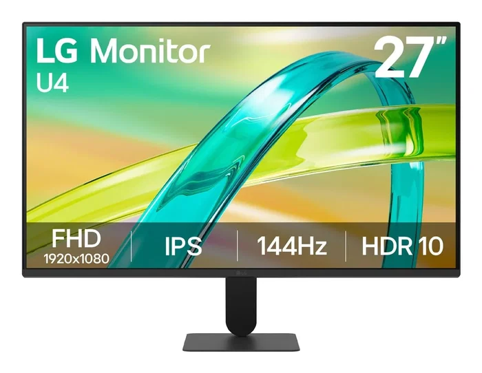 LG Monitor 27U411B-B 27 pulg. FHD IPS 144Hz Negro