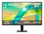 LG Monitor 27U411B-B 27 pulg. FHD IPS 144Hz Negro