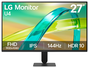 LG Monitor 27U411B-B 27 pulg. FHD IPS 144Hz Negro
