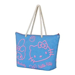 Karactermania Bolsa de Playa Soleil Hello Kitty Denim Azul