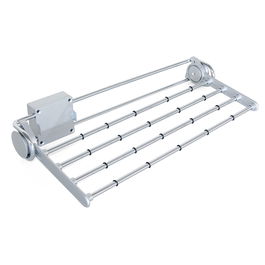 Emuca Pantalonero lateral extraíble Self, Acero y Plástico, Pintado aluminio