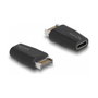 DeLOCK Adaptador USB 10 Gbps de USB Type-A macho a USB Type-C™ hembra negro