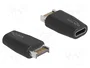 DeLOCK Adaptador USB 10 Gbps de USB Type-A macho a USB Type-C™ hembra negro