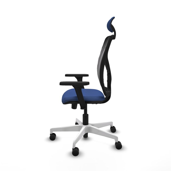 PIQUERAS Y CRESPO Silla de oficina Motilla con mecanismo Sincro/Traslack, Azul marino y Negro PIQUERAS Y CRESPO Silla de oficina Motilla con mecanismo Sincro/Traslack, Azul marino y Negro