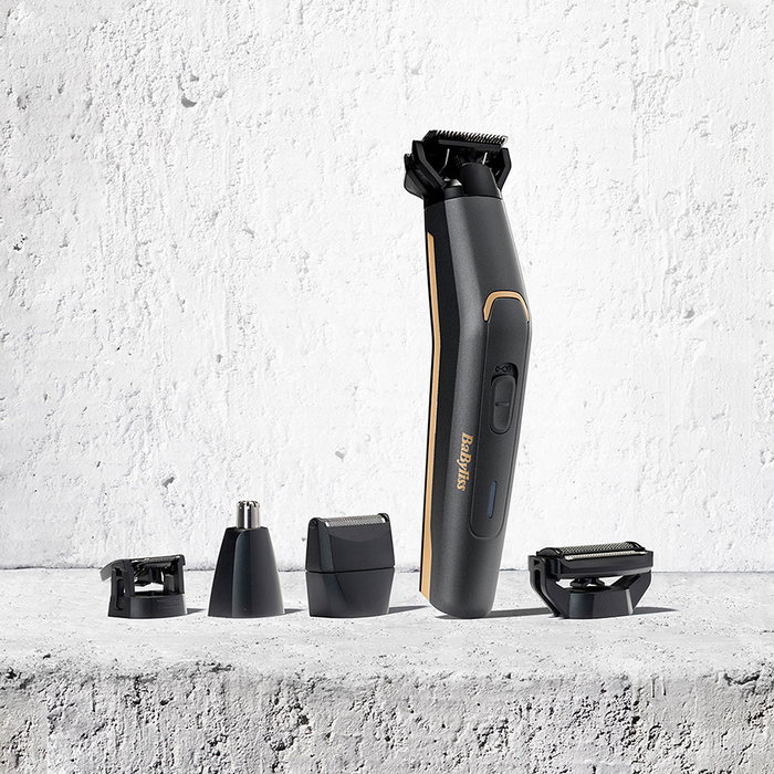Babyliss Recortadora Multifunción MT987E 12 en 1 Cuchillas Grafito Uso Corporal y Facial