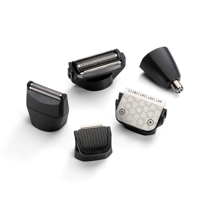 Babyliss Recortadora Multifunción MT987E 12 en 1 Cuchillas Grafito Uso Corporal y Facial