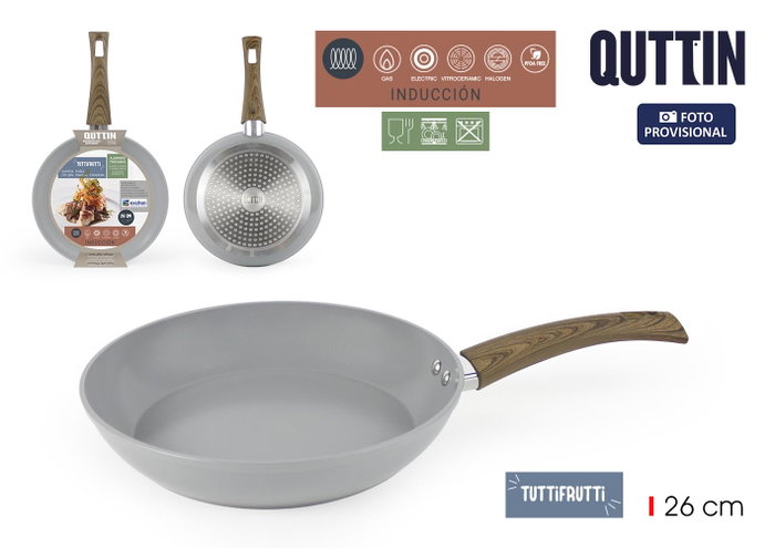 Quttin Sartén de Aluminio Forjado Tuttifrutti 26 cm Quttin Sartén de Aluminio Forjado Tuttifrutti 26 cm