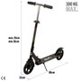 Color Baby Patinete Dos Ruedas Plegable Urban Evo-Scooter Rueda 180Mm