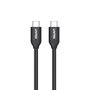 Unitek Cable USB Tipo-C a Tipo-C 2.0m Negro