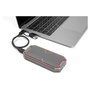 DeLOCK Carcasa Externa Gaming para SSD M.2 NVMe PCIe, USB 3.2 Gen 2x2 Type-C 20 Gbps con Iluminación LED RGB - Caja Externa Gris para Unidad de Estado Sólido