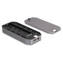 DeLOCK Carcasa Externa Gaming para SSD M.2 NVMe PCIe, USB 3.2 Gen 2x2 Type-C 20 Gbps con Iluminación LED RGB - Caja Externa Gris para Unidad de Estado Sólido