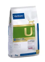Virbac U3 Cat Urology Urinary Wib Pienso para Gatos con Problemas Urinarios 3 kg