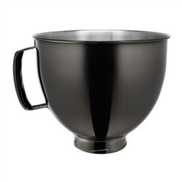 Kitchenaid 5KSM5SSBRB Bol de Acero Inoxidable Negro Radiant para Robot con Cabezal Inclinable