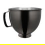 Kitchenaid 5KSM5SSBRB Bol de Acero Inoxidable Negro Radiant para Robot con Cabezal Inclinable