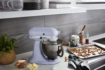 Kitchenaid 5KSM5SSBRB Bol de Acero Inoxidable Negro Radiant para Robot con Cabezal Inclinable