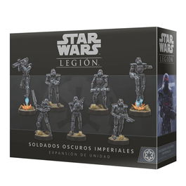 Atomic Mass Games Star Wars: Legion - Expansión Soldados Oscuros Imperiales, SWL103ES, 7 Miniaturas, Juego de Mesa Estratégico por Turnos, en Español