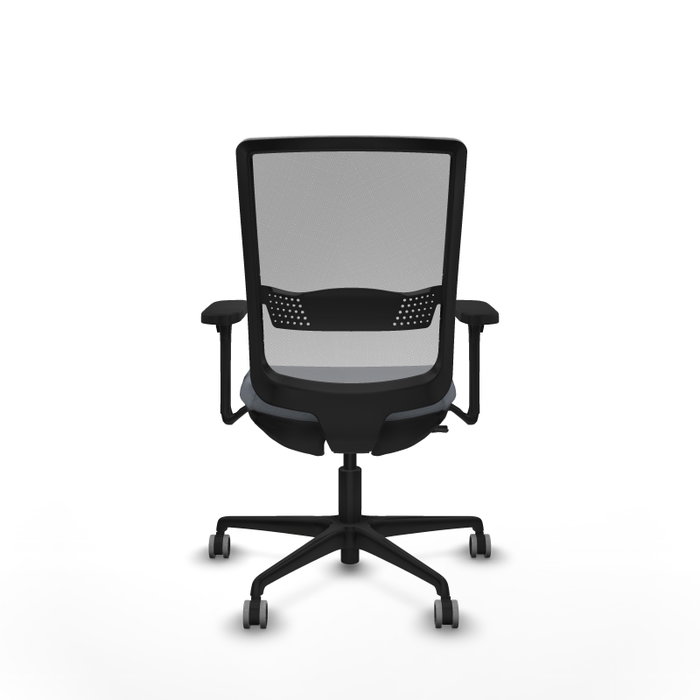 PIQUERAS Y CRESPO Silla de oficina Haches Gris con mecanismo Sincro/Traslack PIQUERAS Y CRESPO Silla de oficina Haches Gris con mecanismo Sincro/Traslack